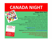 New Year's Canada Night In Chalandri WIth "Friends Of Canada"