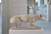 6th Century BC Dog Sculpture Was Found South Of The Parthenon