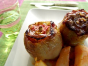 Stuffed Peppers With Minced Meat And Rice