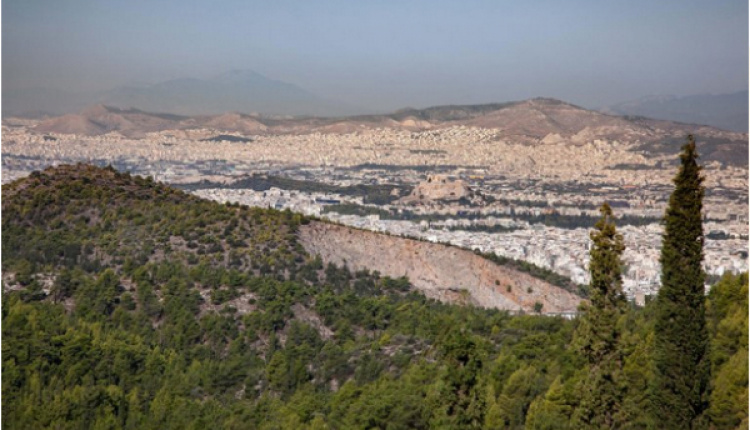 Hiking Mount Ymittos In Athens